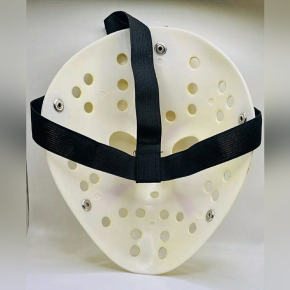 FRIDAY THE 13TH JASON VOORHEES HOCKEY MASK HALLOWEEN COSTUME PARTY HORROR PROP - Picture 3 of 3